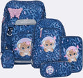 Beckmann Classic 22 Schulranzen-Set „Cheeta" 6-teilig – Blau