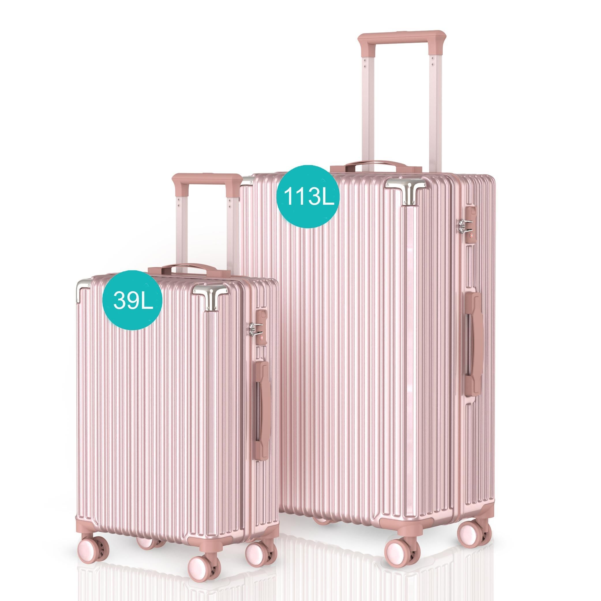 Voyagoux Reisekofferset 2-teilig (S/L) – Roségold
