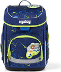 Ergobag Cubo Schulranzen-Set „Spitzenreitbär" 5-teilig – Blau