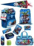 Scooli Schulranzen-Set Avengers 10-teilig – Blau