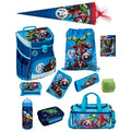 Scooli Campus Fit Avengers Schulranzen-Set 15-teilig – Blau