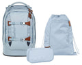 Satch Pack Schulrucksack-Set „Nordic Ice Blue" 3-teilig