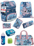 Disney Stitch Schulranzen-Set 9-teilig – Blau